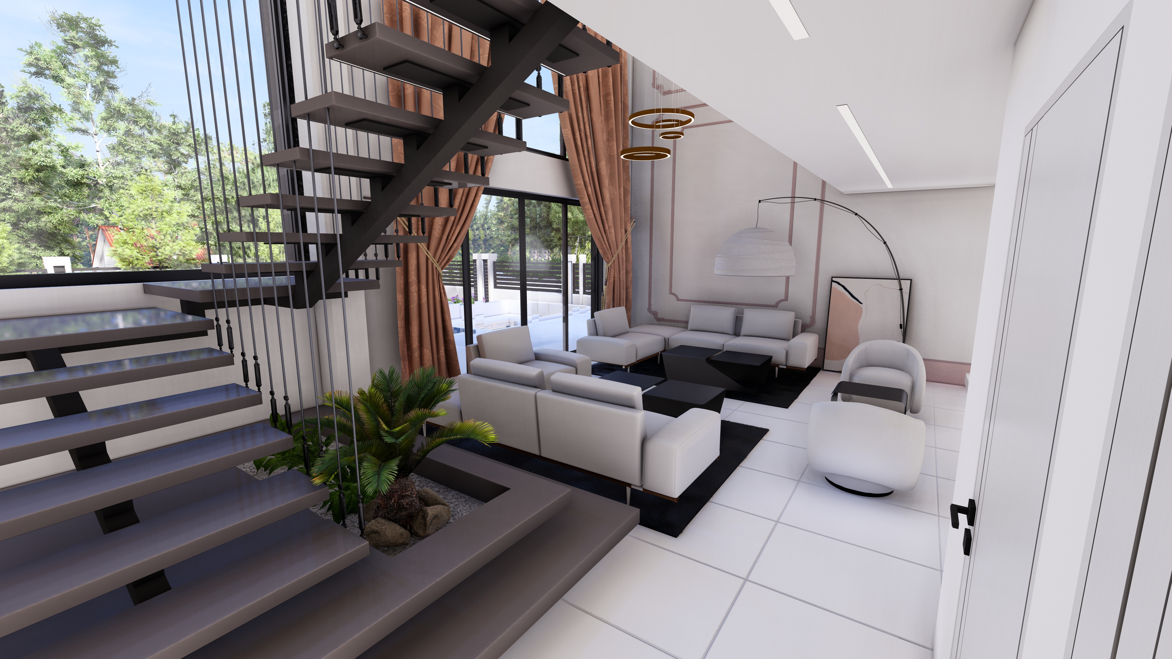 villa iç mekan tasarımı